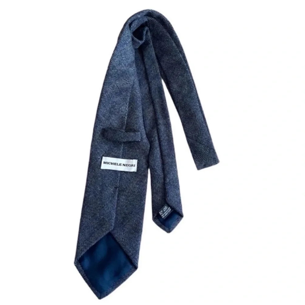 Michele NEGRI 100% Wool Luxury Designer Men’s Tie.